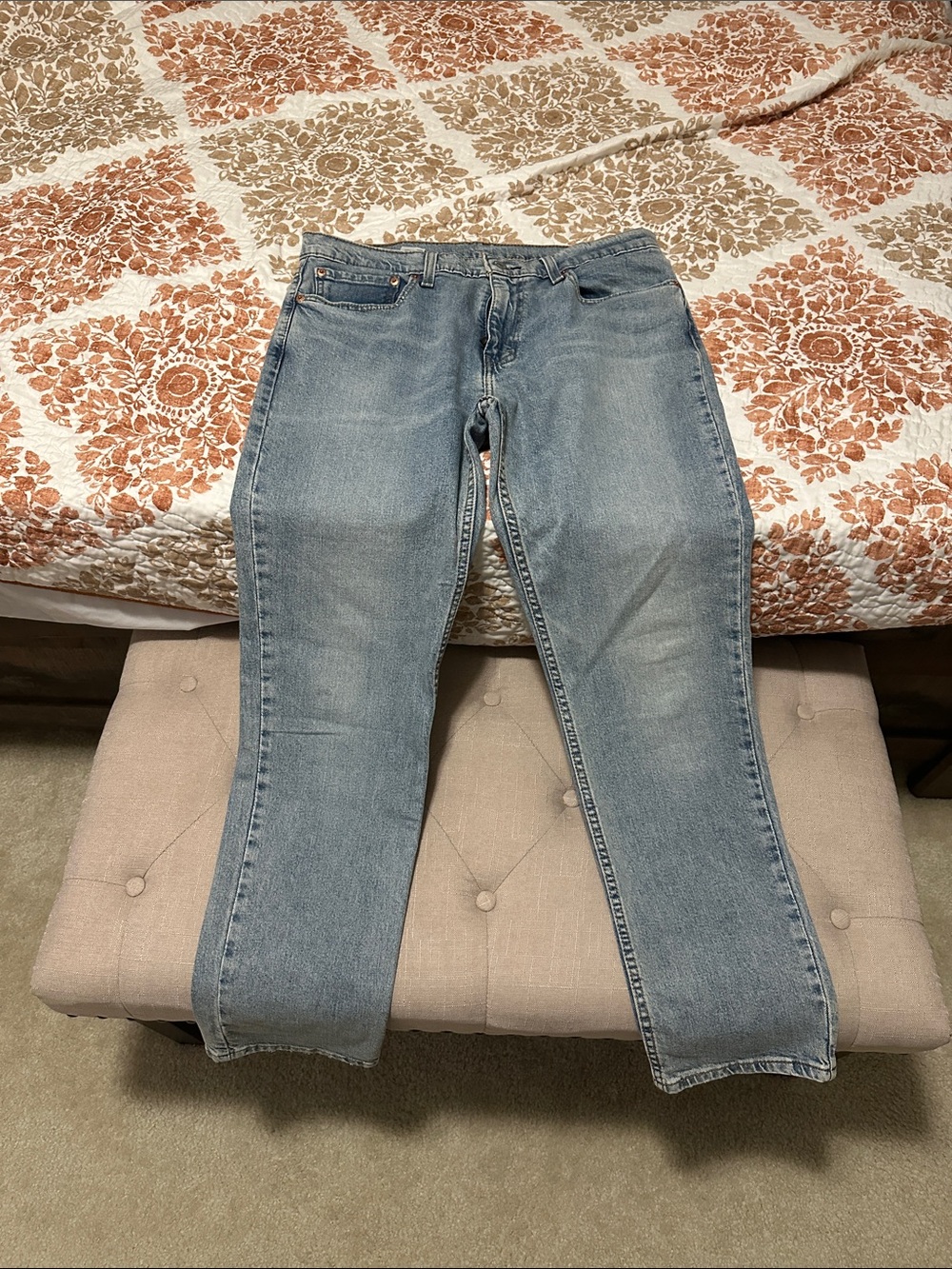 Levi's Light Blue Straight-Leg Jeans